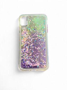 Case-Mate iPhone X Waterfall Liquid Glitter Case - Confetti Purple